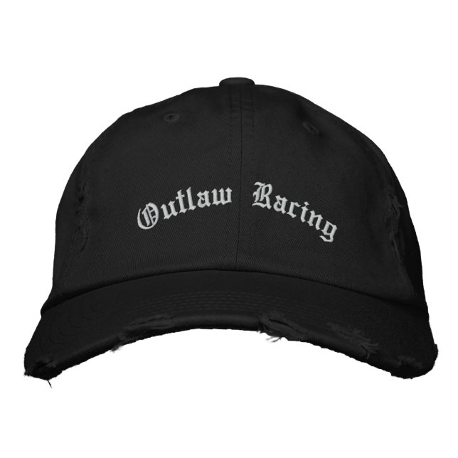 Outlaw Racing Embroidered Hat (Front)