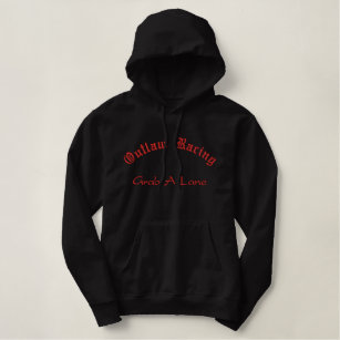 Outlaw Racing, Grab A Lane Embroidered Hoodie