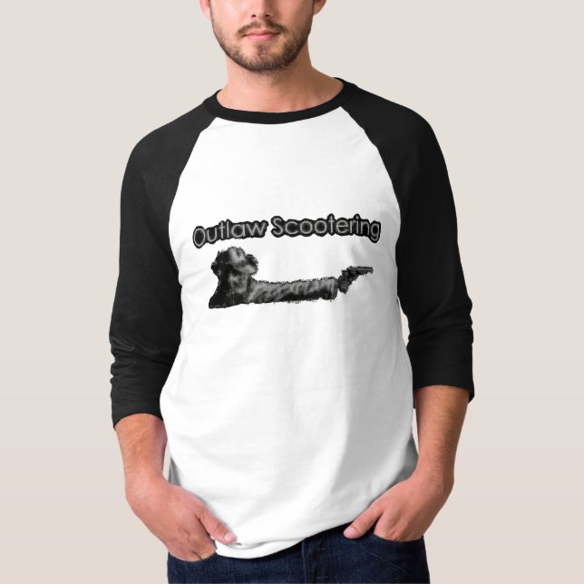 Outlaw Scootering Baseball Shirt (Front)