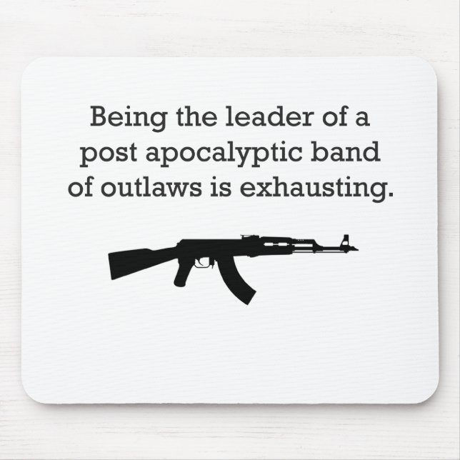 outlaw-shirt light mouse mat (Front)