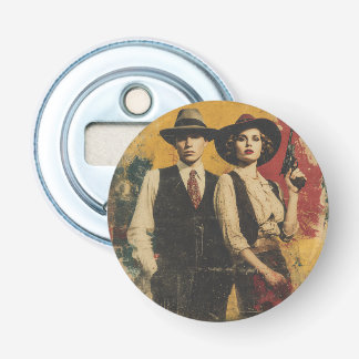 Outlaws Bonnie & Clyde Bottle Opener