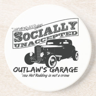 Outlaw's Garage. Socially unaccepted Hot Rods Coaster