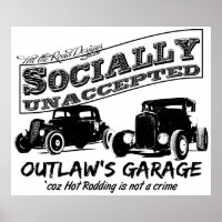 Outlaw's Garage. Socially unaccepted Hot Rods