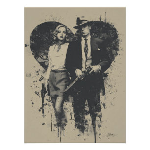 Outlaws of the Heart – A Bonnie & Clyde Tribute Poster