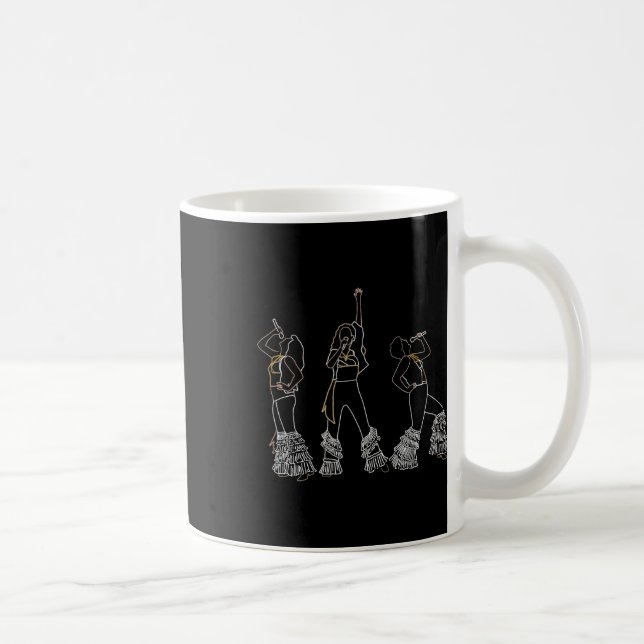 Outline Dancing Donna  Coffee Mug (Right)