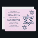 OUTLINE LETTERS STAR OF DAVID Custom BAR Mitzvah Invitation<br><div class="desc">Perfect card to announce a bar or bat mitzvah! Hand made art for you with star of david on the front and back side! FULLY CUSTOMIZABLE! Click on “Personalise” above to edit the text. Click "edit using design tool" to adjust the fonts, colours and placements and to delete the back...</div>