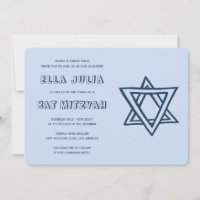 OUTLINE LETTERS STAR OF DAVID Custom Bat Mitzvah