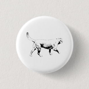 outline poise 3 cm round badge