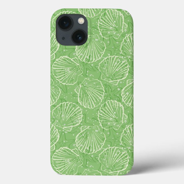 Outline seashells Case-Mate iPhone case (Back)