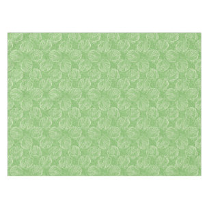 Outline seashells tablecloth