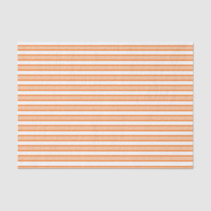 Outlined Stripes Orange Tissue Paper