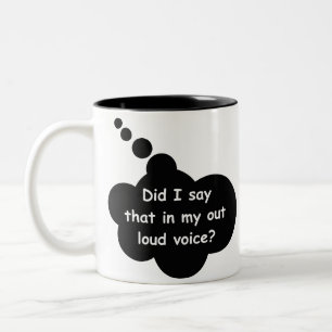 OutLoudVoice Two-Tone Coffee Mug