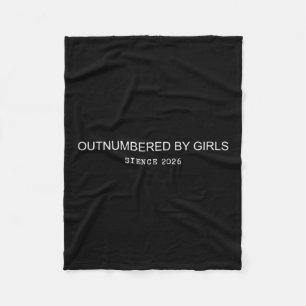 Outnumbered 1 fleece blanket