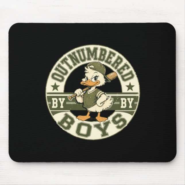 Outnumbered Artwork Mouse Mat (Front)