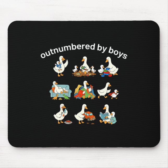 Outnumbered Creative Mouse Mat (Front)
