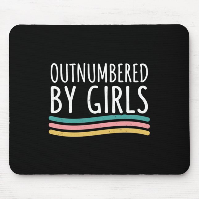 Outnumbered Design 2 Mouse Mat (Front)