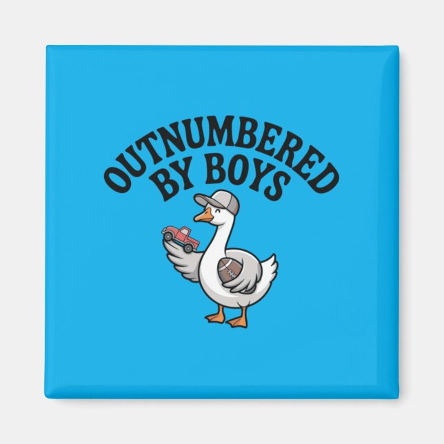 Outnumbered Design Magnet (Front)