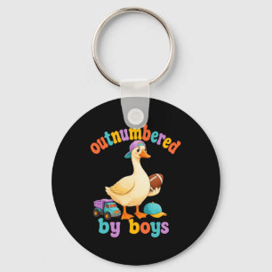 Outnumbered Digital Art Key Ring