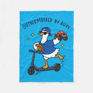 Outnumbered Fleece Blanket