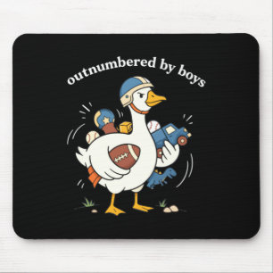 Outnumbered Graphic Mouse Mat