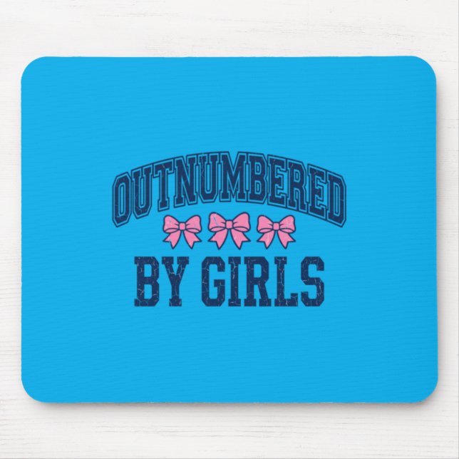 Outnumbered Illustration Mouse Mat (Front)