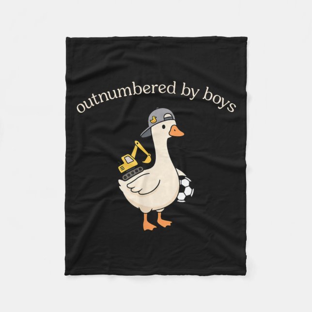 Outnumbered Image Fleece Blanket (Front)