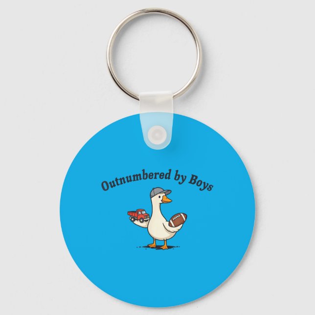 Outnumbered Image Key Ring (Front)