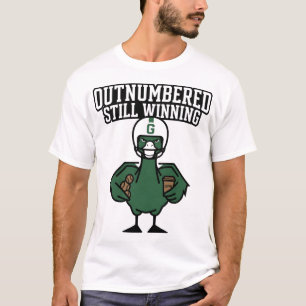 Outnumbered Still Winning Angry Goose Baseball C T-Shirt