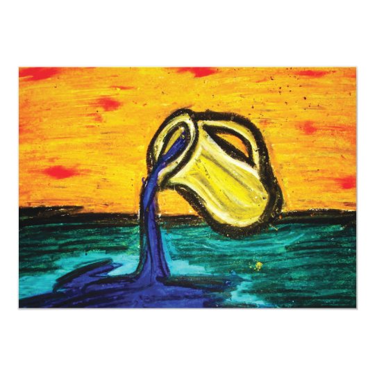 outpour | mini-print card