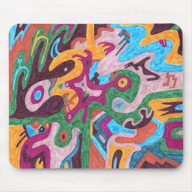 Outpouring Mouse Mat (Front)