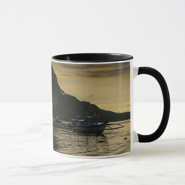 Outrigger At Sunset Mug (Right)