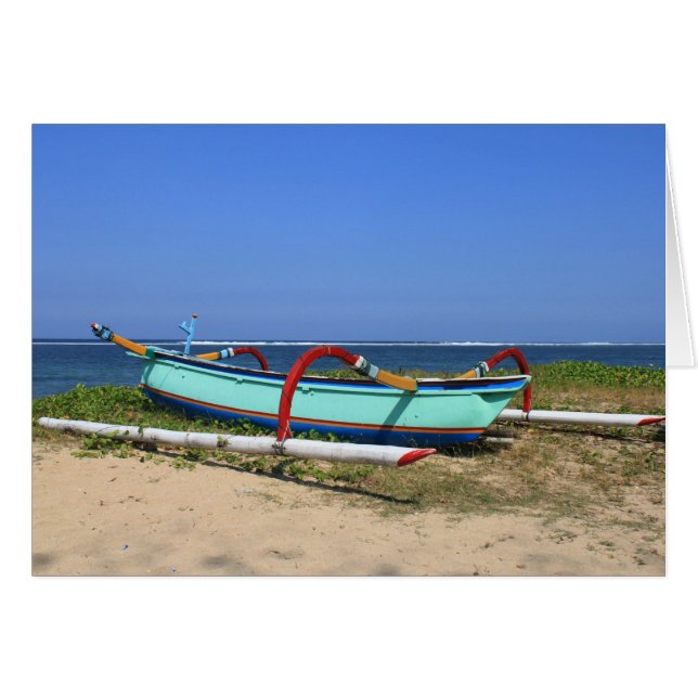 Outrigger boat (Front Horizontal)