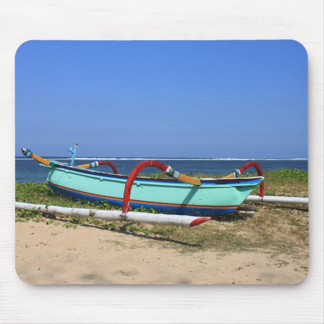 Outrigger boat mouse mat (Front)