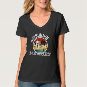 Outrunnin' Your Memory Country Music Song Lyrics T-Shirt