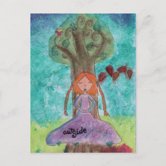 "Outside Myself" Postcard