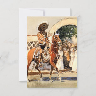 “Outside of a Mexican Church” by Edward Borein Thank You Card