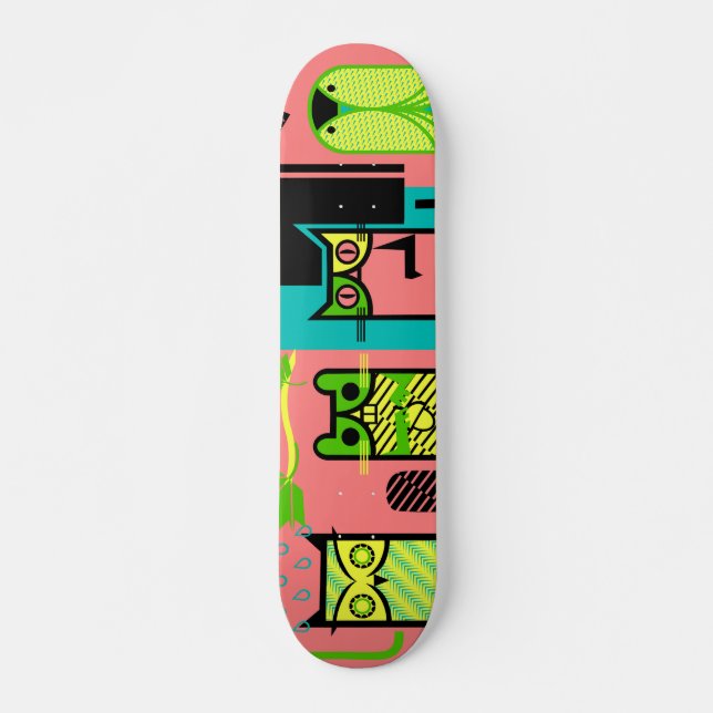 Outside pets skateboard deck (Front)