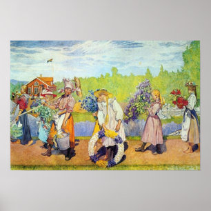 Outside Summer Winds Are Blowing Poster