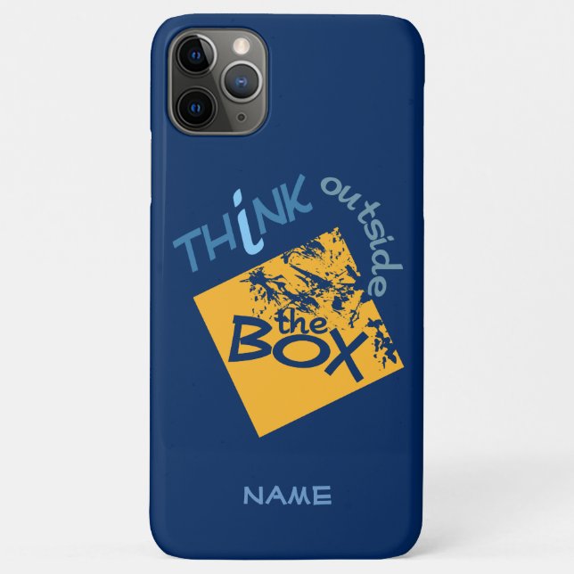 Outside The Box custom name phone cases (Back)