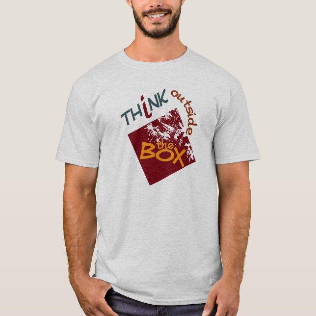 Outside The Box shirt - choose style & colour (Front)