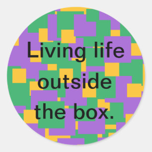 Outside the Box Sticker