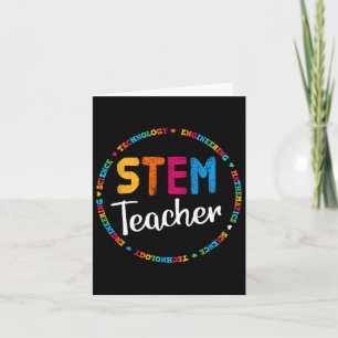 Outside The Box Tee Steam Back To School Stem Teac Card