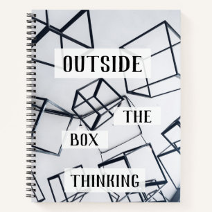 Outside The Box Thinking Photograph Notebook