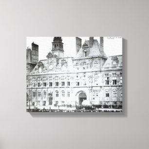 Outside the Hotel de Ville Canvas Print