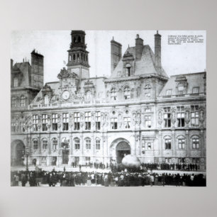Outside the Hotel de Ville Poster