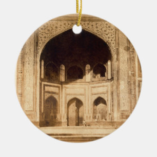 Outside the Taj Mahal, probably illustrated in 'Ph Ceramic Tree Decoration