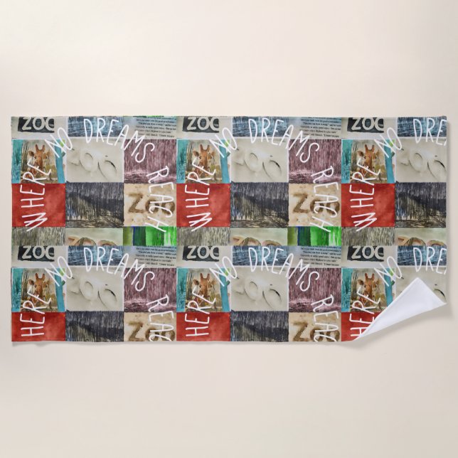 Outsider Artist  Beach Towel (Front)