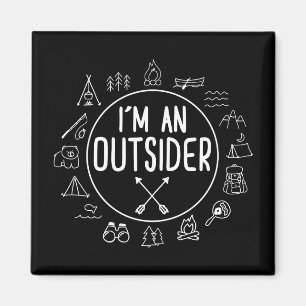 Outsider Outdoors Camping Hiking Sportsman Magnet