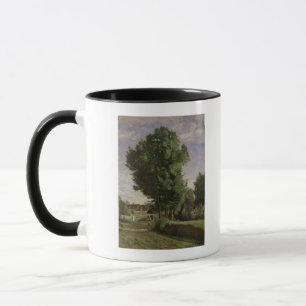 Outskirts of a village near Beauvais, c.1850 Mug