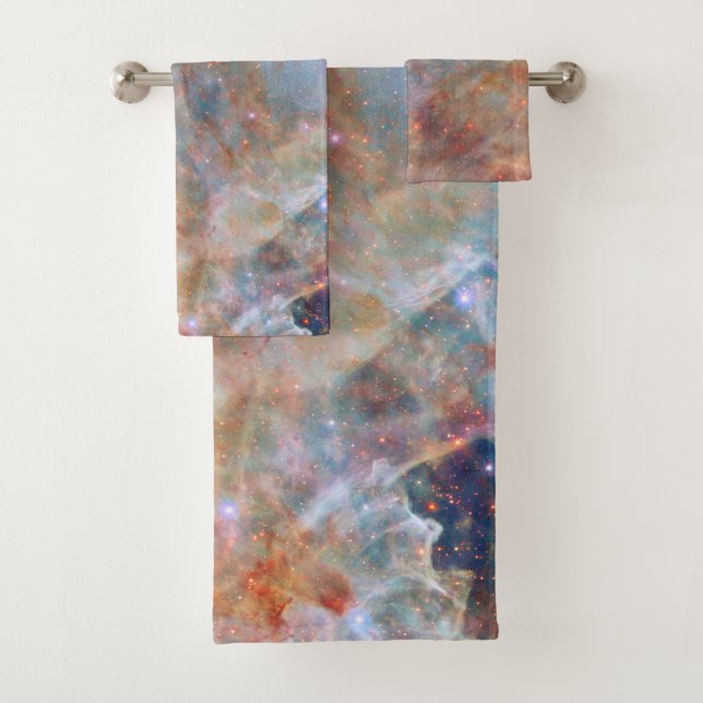 Outskirts of The Tarantula Nebula Bath Towel Set (Insitu)